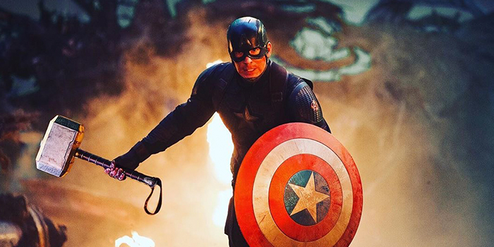Captain America met Mjolnir in Endgame