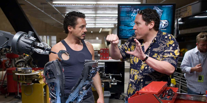 Robert Downey Jr. en Jon Favreau