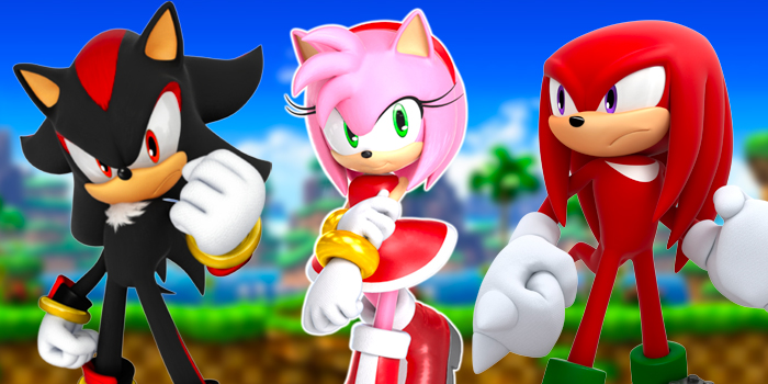 Shadow, Amy Rose en Knuckles